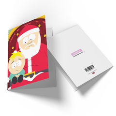 Official South Park Butters & Santa Greetings Card