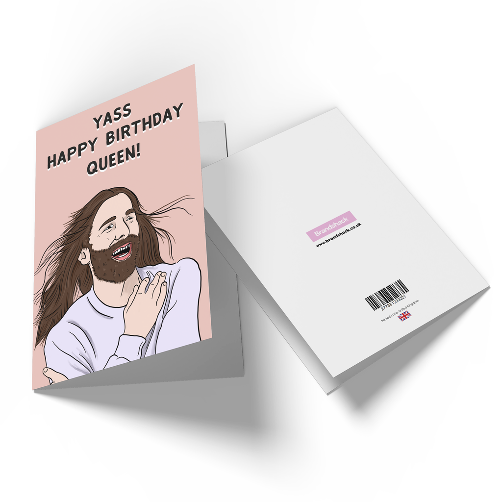 Yass Happy Birthday Queen! Greetings Card