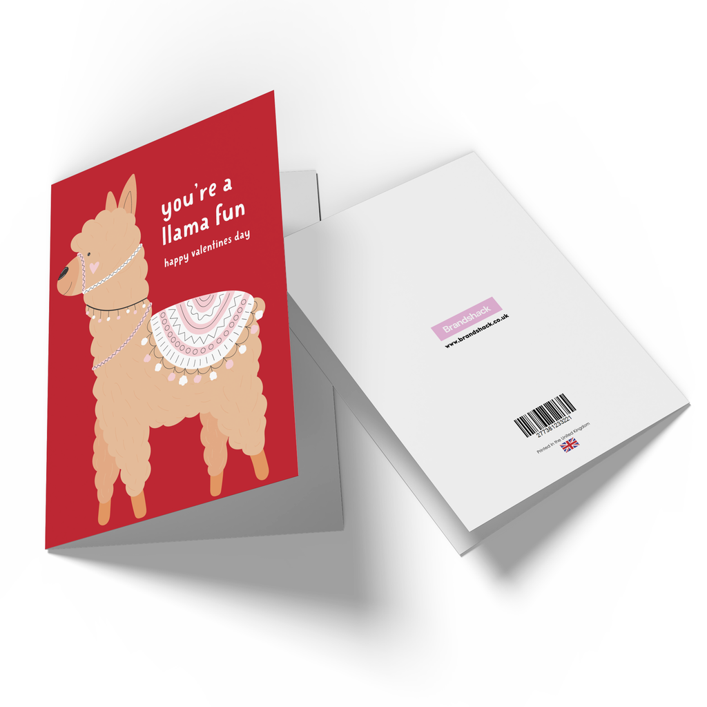 You're A Llama Fun Greetings Card