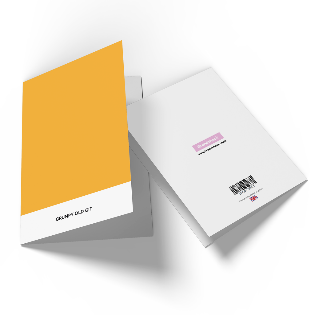 Grumpy Old Git Greetings Card