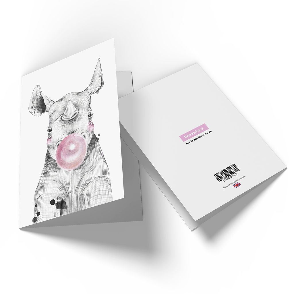 Rhino Greetings Card