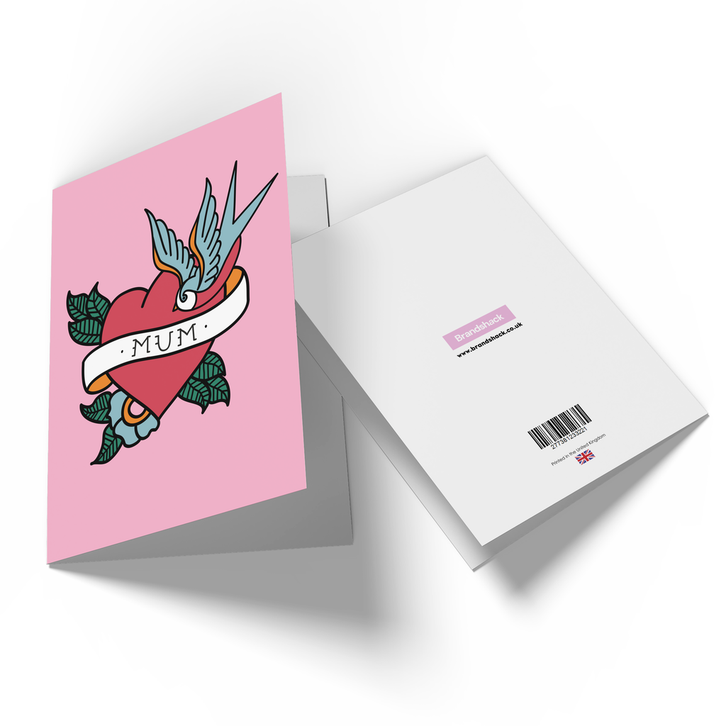 MUM TATTOO Greetings Card