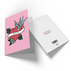 MUM TATTOO Greetings Card