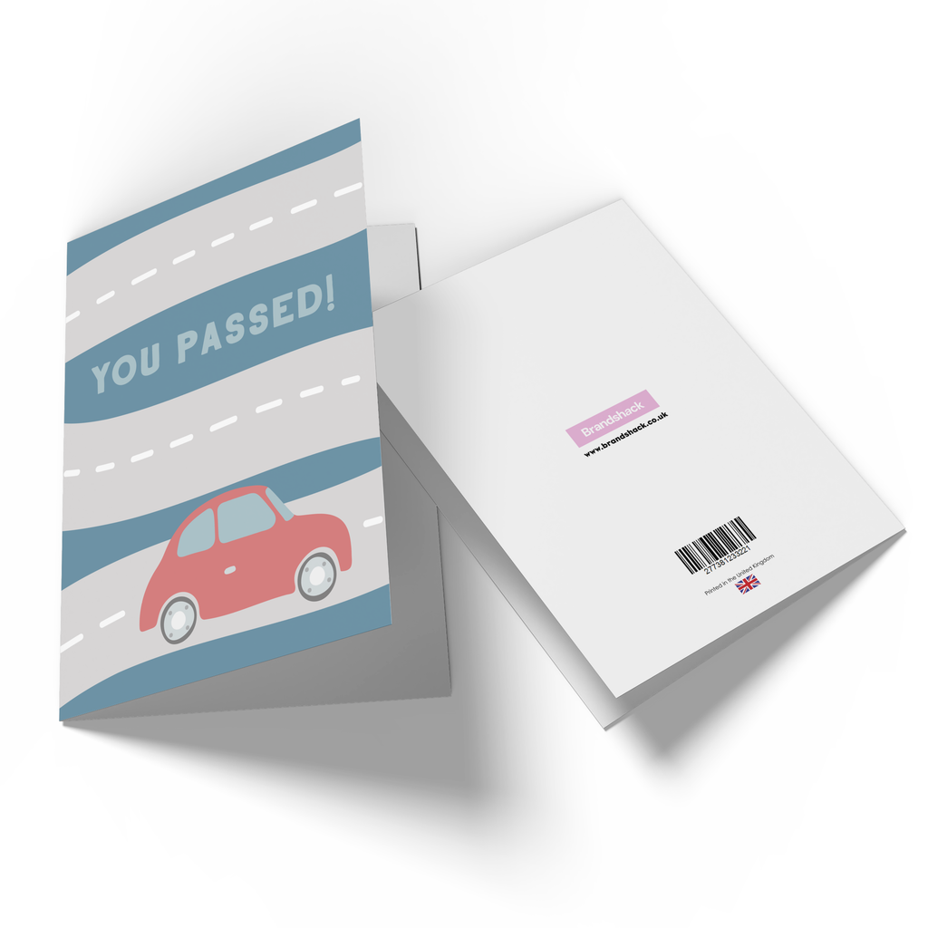 You Passed Car On Road Greetings Card
