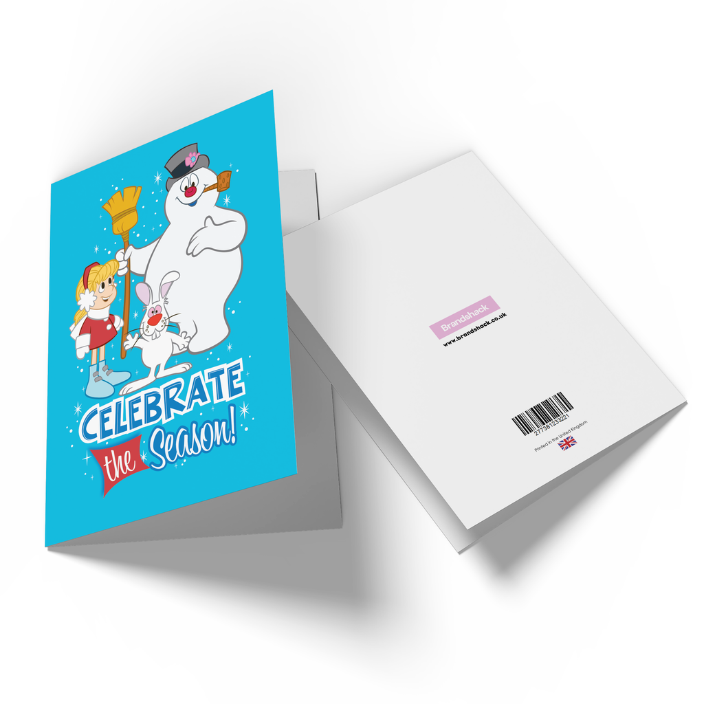 Official Frosty The Snowman Celebrate The Season Greetings Card