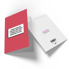 I Smile All Day Because Of You Greetings Card