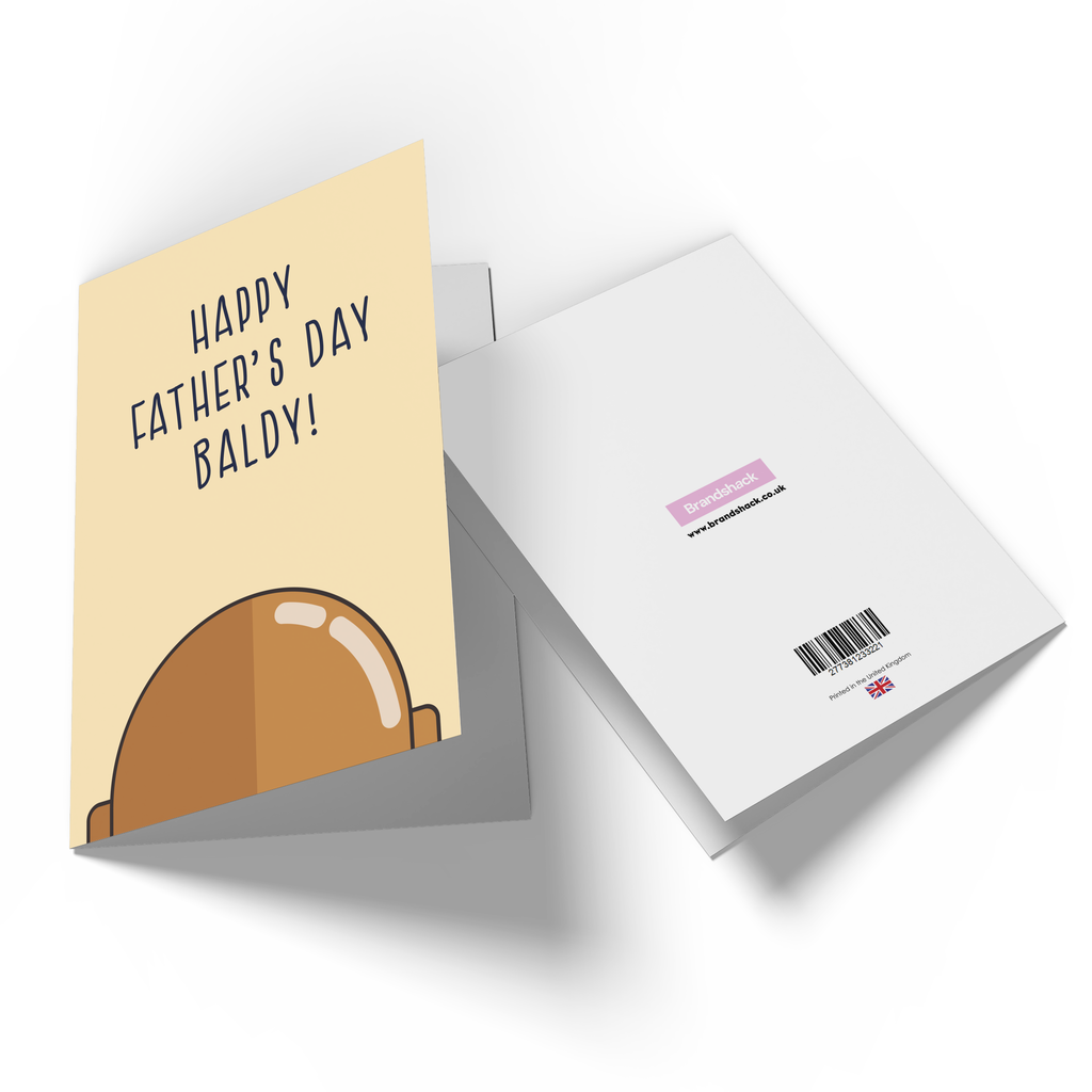 Father's Day Baldy Card Greetings Card