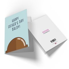 Baldy Happy Father's Day Greetings Card