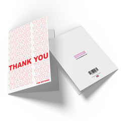 Thank You For Nothing Greetings Card