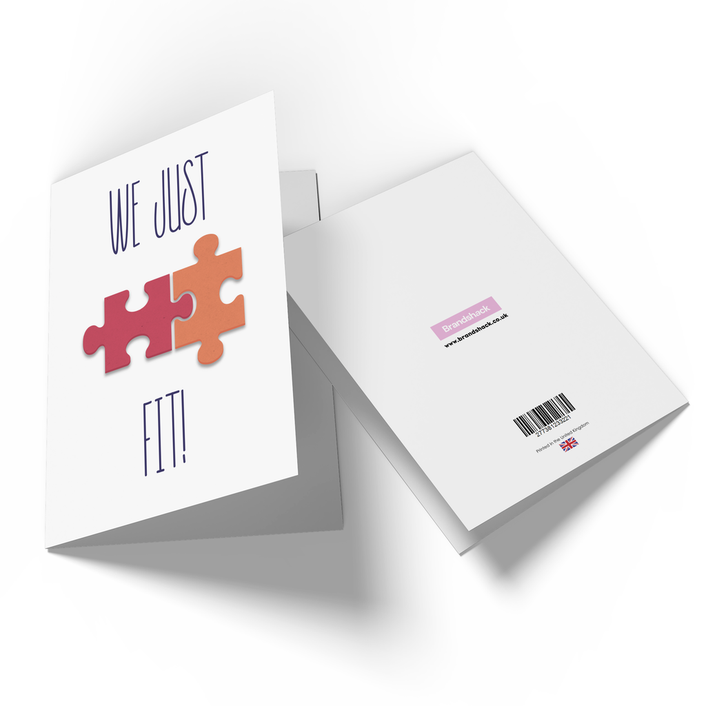 We Just Fit! Greetings Card