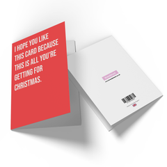 I Hope You Like This Card Greetings Card