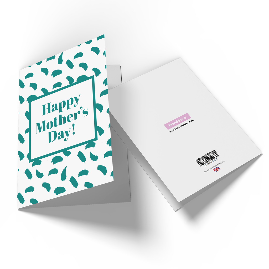 Happy Mother's Day Paint Marks Greetings Card