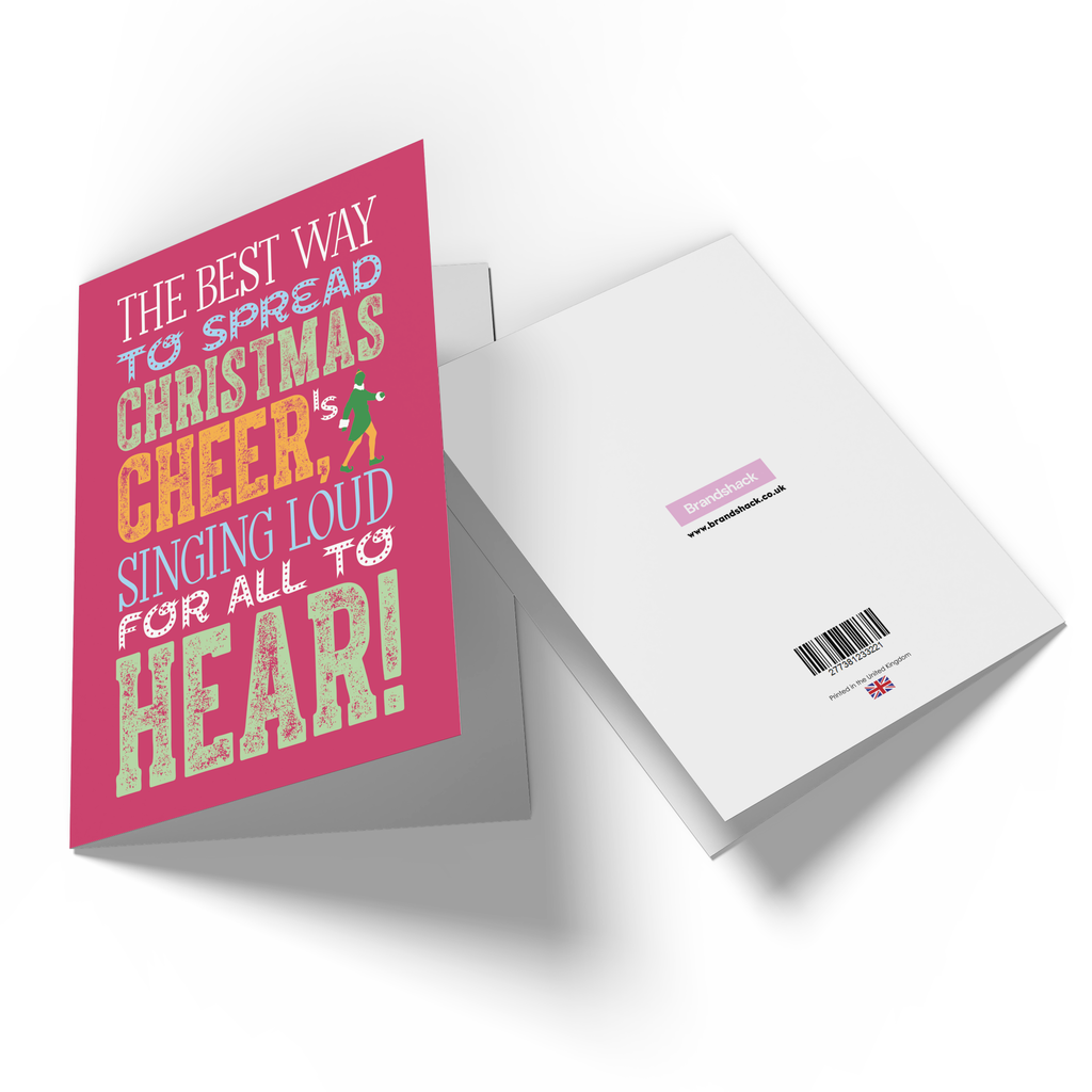 Elf Christmas Cheer Greetings Card