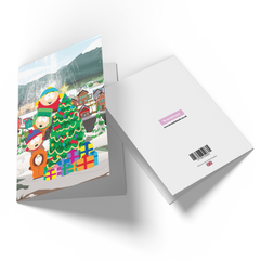 Official South Park Gang Christmas Tree Greetings Card