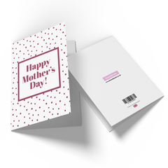 Happy Mother's Day Dots Greetings Card