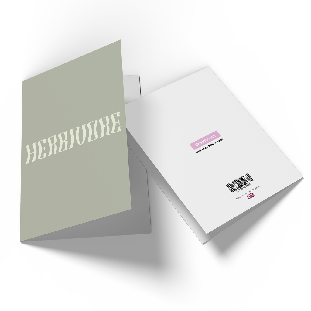 Herbivore Greetings Card