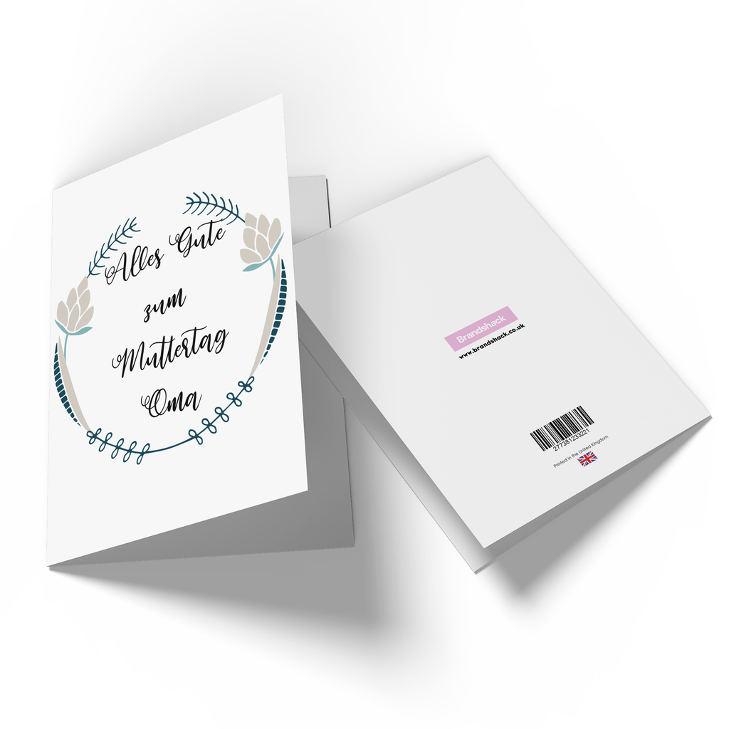 Alles Gute Zum Muttertag Oma Greetings Card