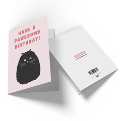 Have A Pawesome Birthday! Greetings Card