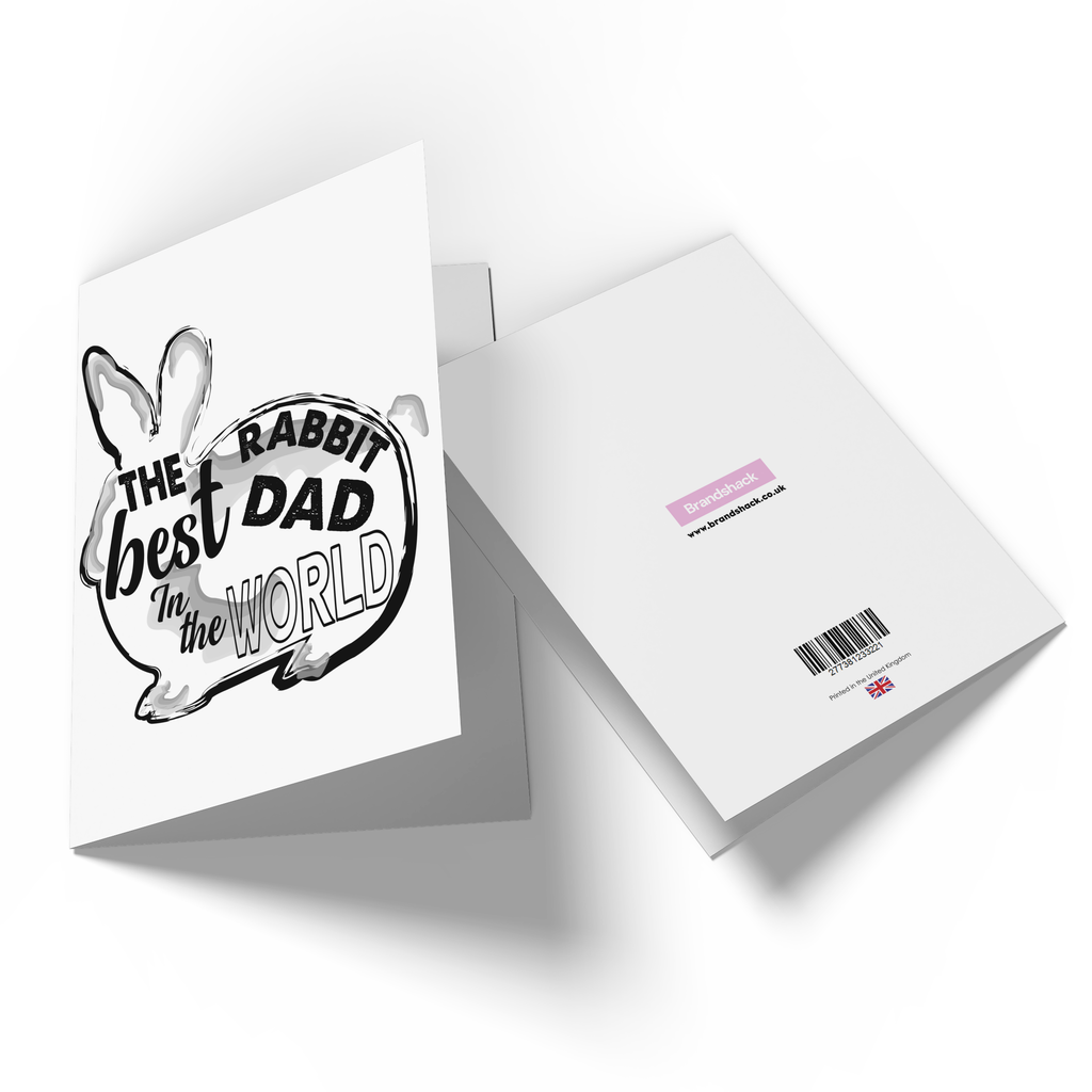 The Best Rabbit Dad Greetings Card