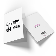Grumpy Old Man Greetings Card