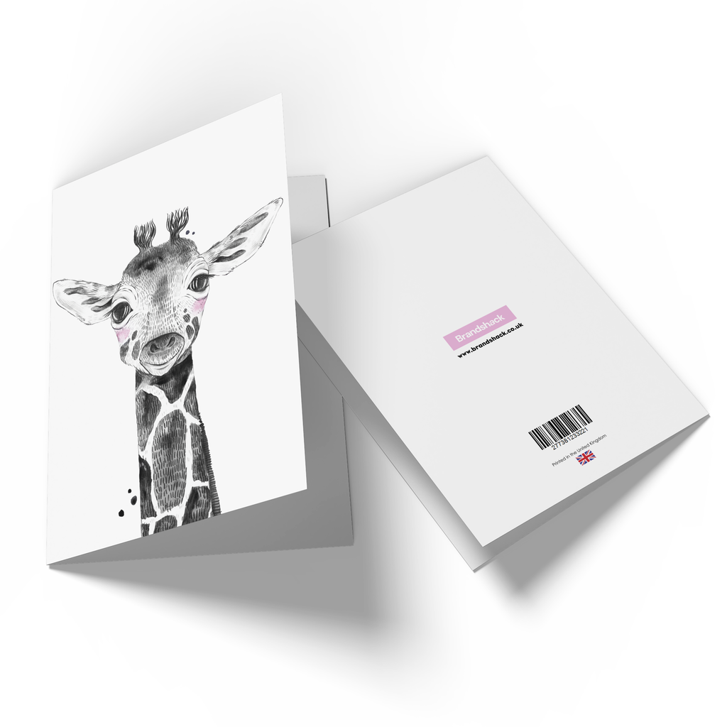 Giraffe Greetings Card