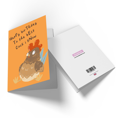 Happy Birthday To The Best Cock I Know Greetings Card