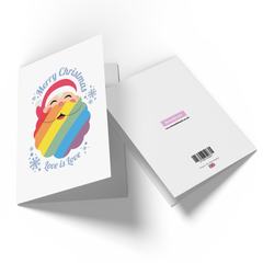 Festive Love Is Love Greetings Card