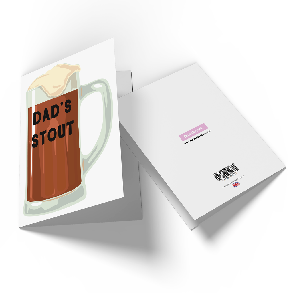 Dad's Stout Greetings Card