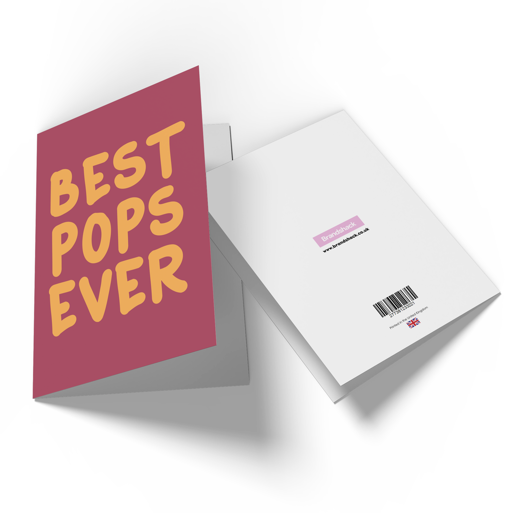 Best Pops Ever Greetings Card