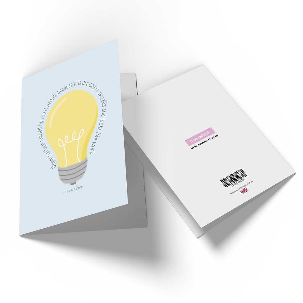 Opportunity Missed By Most People Greetings Card