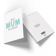 BEST MUM IN LONDON Greetings Card