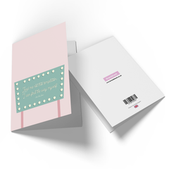 Lead Me Not To Temptation Greetings Card