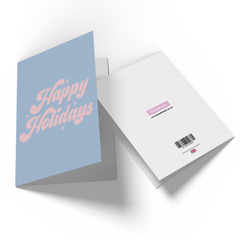 Happy Holidays Greetings Card