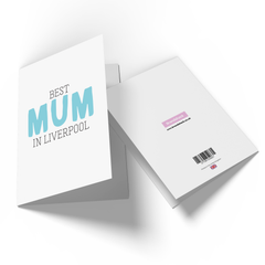 BEST MUM IN LIVERPOOL Greetings Card