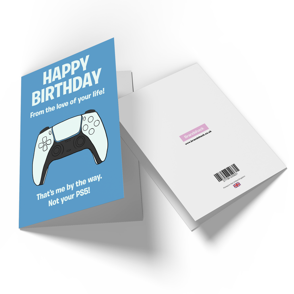 Happy Birthday From The Love Of Your Life Ps5 Greetings Card