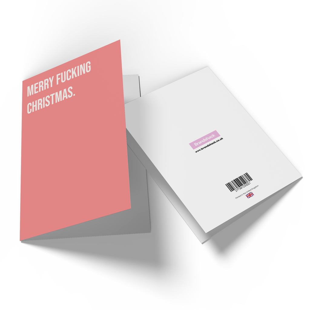 Merry F*cking Christmas Greetings Card