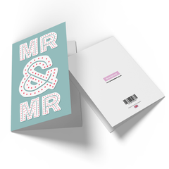 Mr & Mr Greetings Card