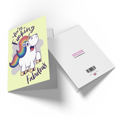 You're F*cking Fabulous  Greetings Card