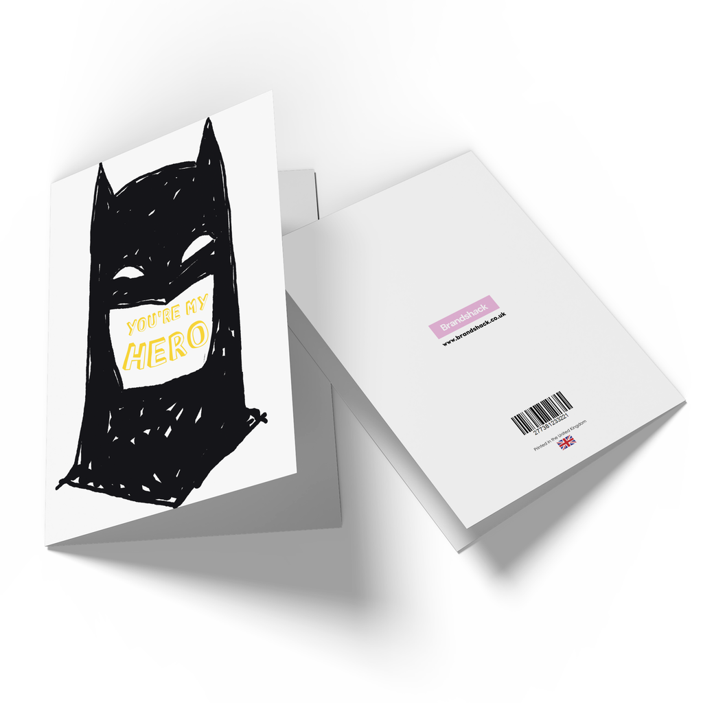 Official Batman You're My Hero Greetings Card