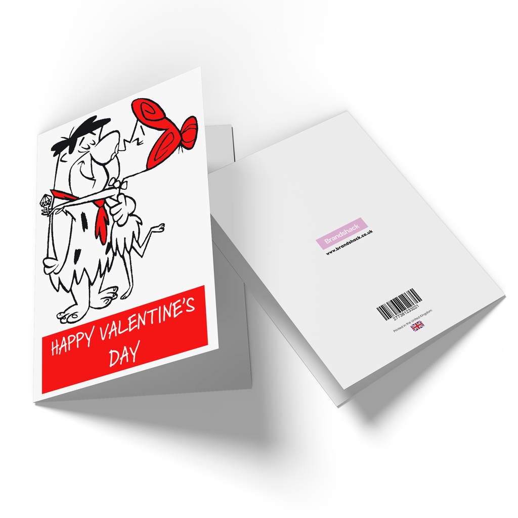 Official Flintstones Valentines Greetings Card