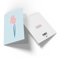 Single Flower Greetings Card