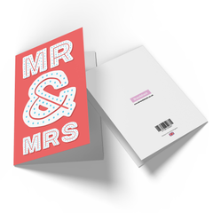 Mr & Mrs Greetings Card