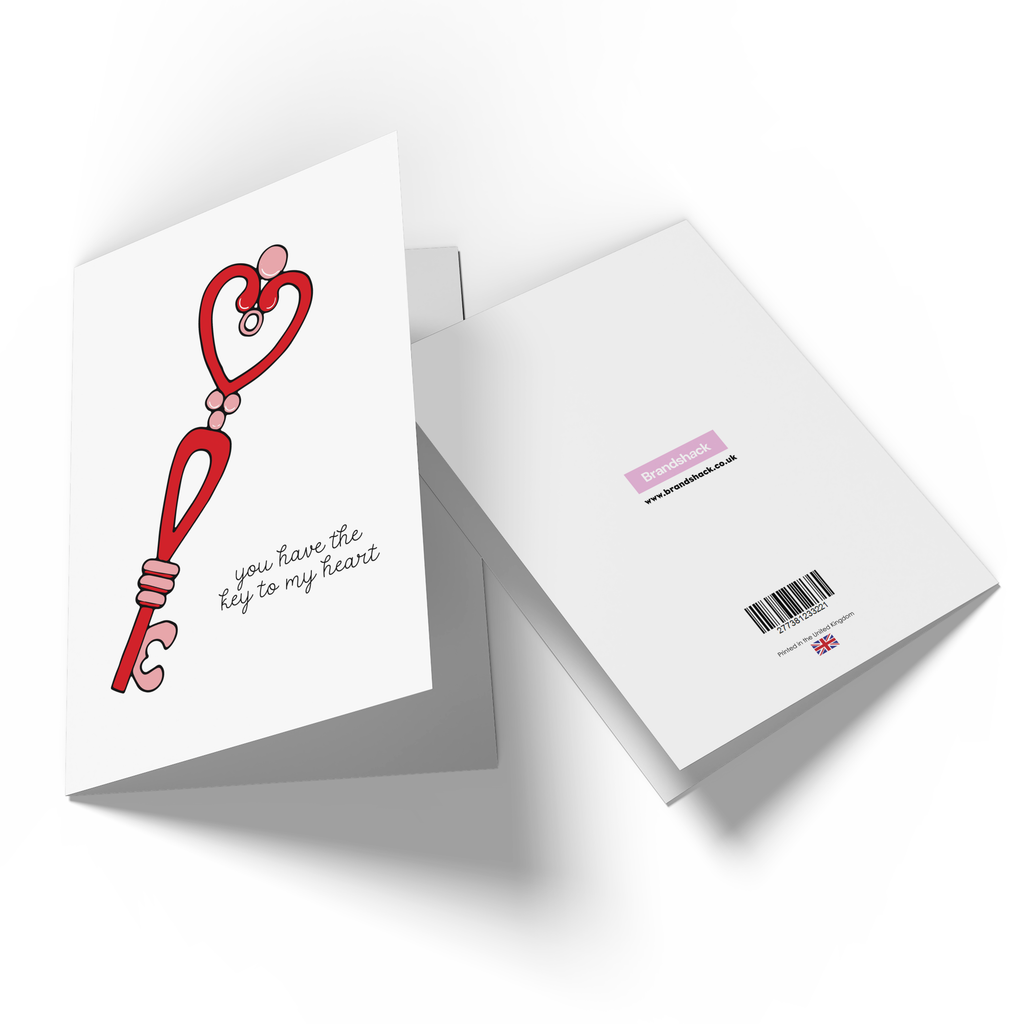 You Have The Key To My Heart Greetings Card