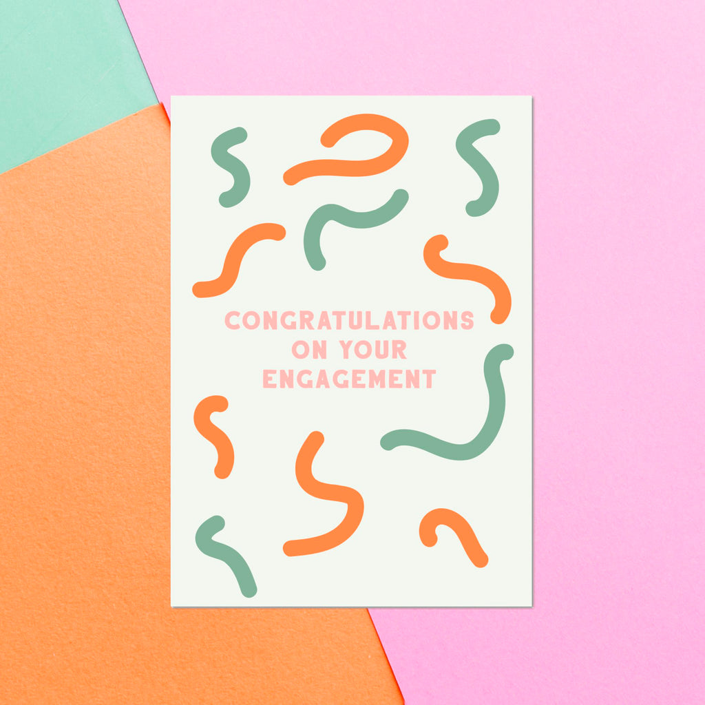 Congratulations On Your Engagement  Greetings Card