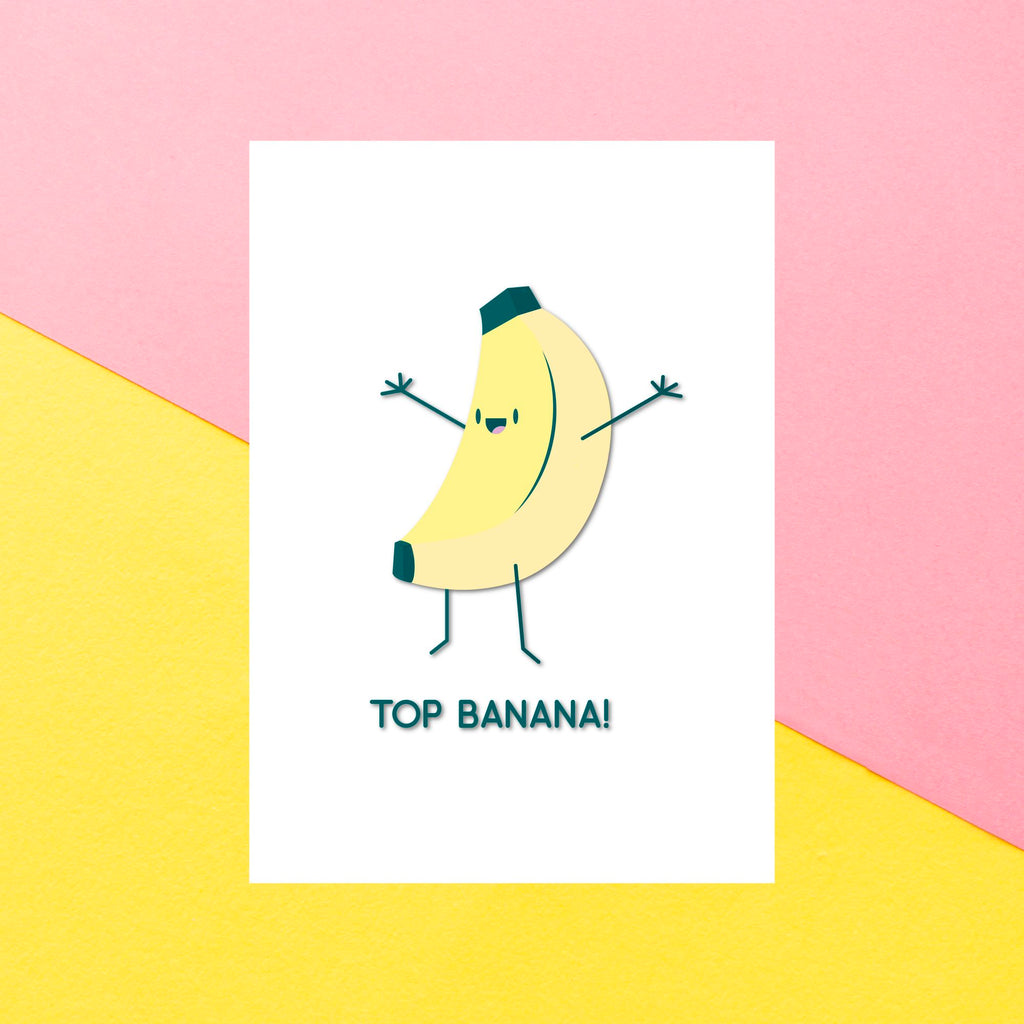 Top Banana! Greetings Card