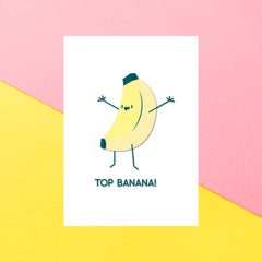 Top Banana! Greetings Card