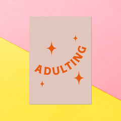 Adulting Greetings Card