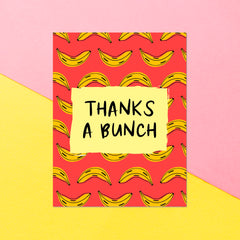 Thanks A Bunch Greetings Card