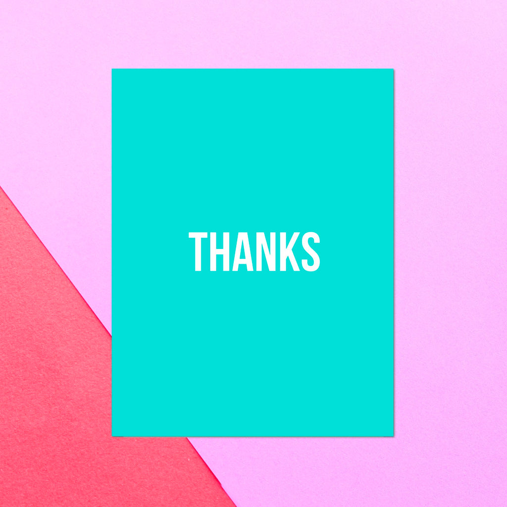 Thanks Greetings Card