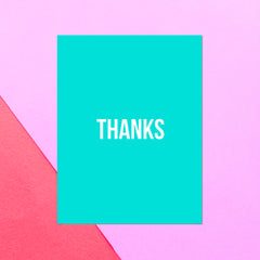 Thanks Greetings Card